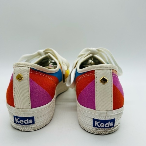 KEDS X KATE SPADE TRIPLE KICK PLATFORM SNEAKERS SIZE 8.5 - Picture 4 of 15